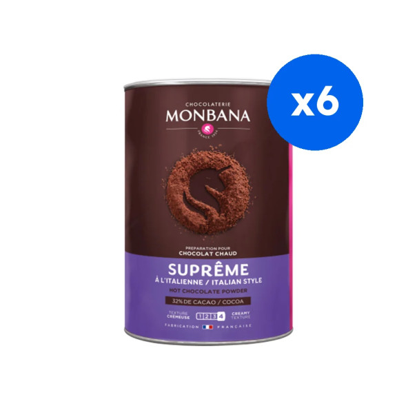 MONBANA - SUPREME CHOCOLAT EN POUDRE 32% CACAO BOITE 1KG