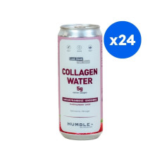 HUMBLE - EAU PETILLANTE COLLAGENE FRAMBOISE GINGEMBRE CANETTE ALU 330ML x24