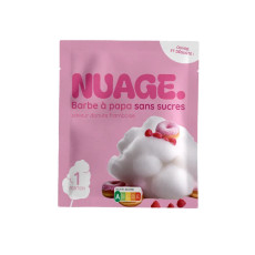 Nuage - Barbe à papa sans sucres Donuts framboise - Grossiste Delidrinks