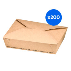 BOITE MULTIFOOD CARTON KRAFT REFERMABLE 1500ML x200