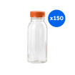 BOUTEILLE VIDE PET RONDE BOUCHON ORANGE 500ML x150