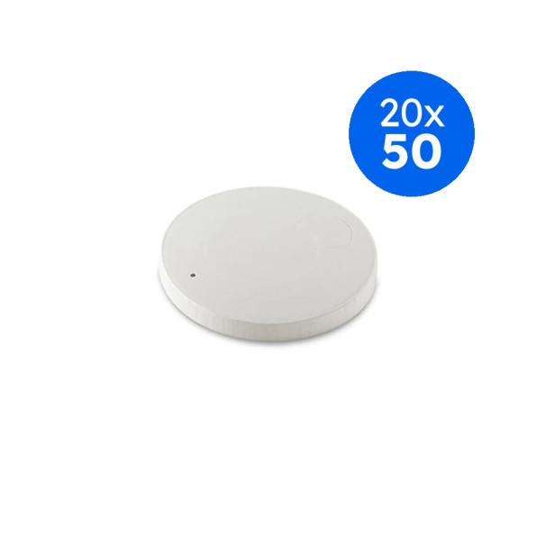 COUVERCLE CARTON BLANC 12-20OZ/350-650ML Ø90MM x50