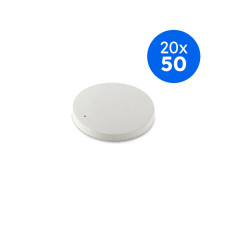 COUVERCLE CARTON BLANC 8-10OZ/240-300ML Ø80MM x50