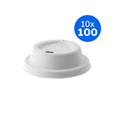 COUVERCLE VOYAGEUR PULPE BLANC 8 A 10Z Ø80MM x100