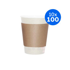MANCHON CARTON BRUN 12/16oz x100