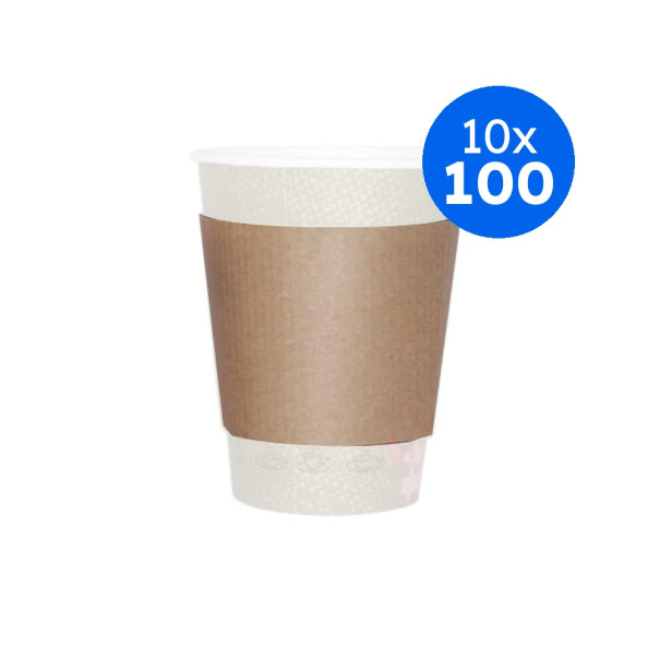 MANCHON CARTON BRUN 12/16oz x100