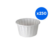 SOLO - POT PAPIER BLANC 96ml/3.25oz x250
