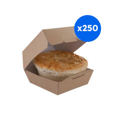 TAKE AWAY - BOITE KRAFT A BURGER GRAND FORMAT x250