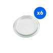 WECK - COUVERCLE VERRE Ø80MM x1