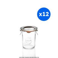WECK - POT DROIT VERRE 160ML Ø60MM x12