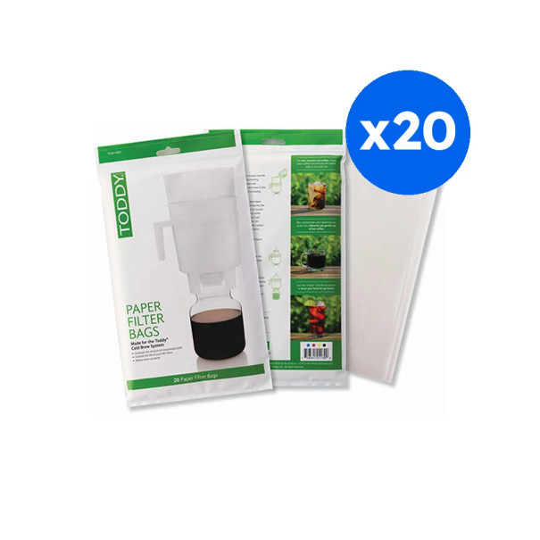 TODDY - FILTRES PAPIER POUR TODDY COLD BREW 1.4L x20
