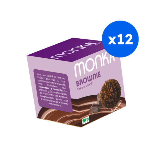 MONKA - ENERGY BALL BROWNIE 34G x12 BIO