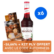 MONIN - SIROP BROWNIE 700ML BOUTEILLE VERRE