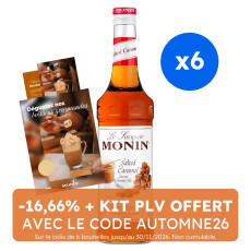 MONIN - SIROP CARAMEL BEURRE SALE 700ML BOUTEILLE VERRE
