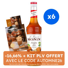 MONIN - SIROP PUMPKIN SPICE 700ML BOUTEILLE VERRE