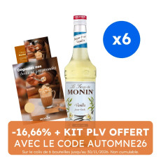 MONIN - VANILLE SANS SUCRE SIROP 700ML BOUTEILLE VERRE