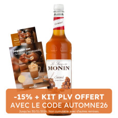 MONIN - SIROP CARAMEL 1L BOUTEILLE PET