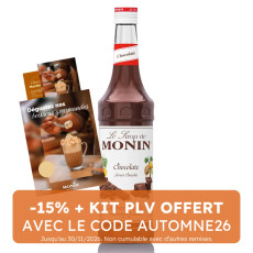 MONIN - SIROP CHOCOLAT 700ML BOUTEILLE VERRE