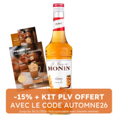 MONIN - SIROP MIEL 700ML BOUTEILLE VERRE