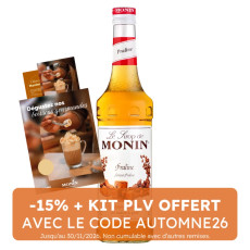 MONIN - SIROP PRALINE 700ML BOUTEILLE VERRE