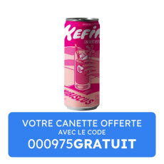 KEFIR EAU VERTUEUSE - HIBISCUS FEUILLES DE CASSIS CANETTE 250ML X1 BIO