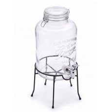 Fontaine à boisson 8L avec robinet plastique et support