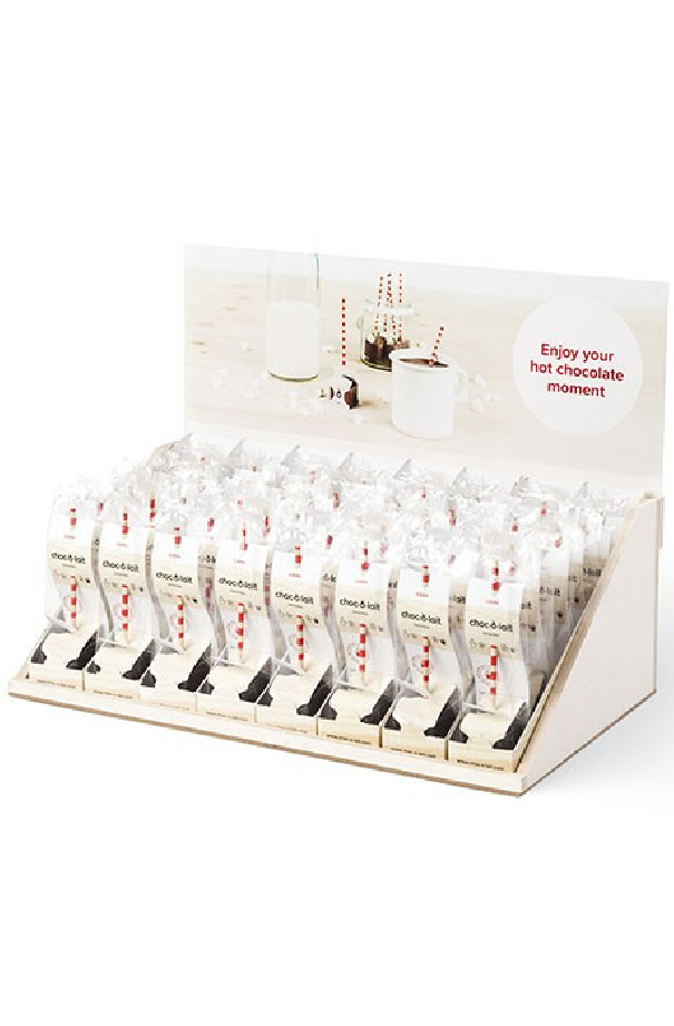Choc-o-lait présentoir multi parfums