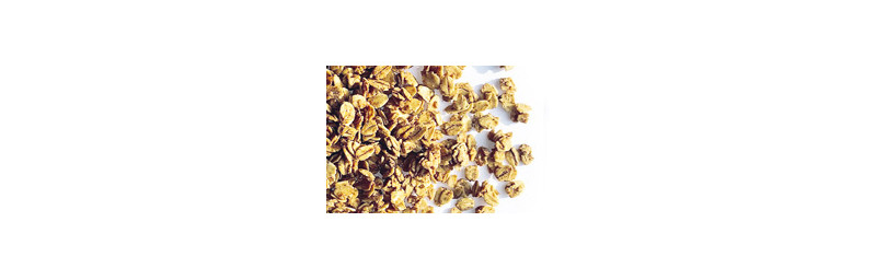 Image de l'entete de la page Granola, céréales et barres