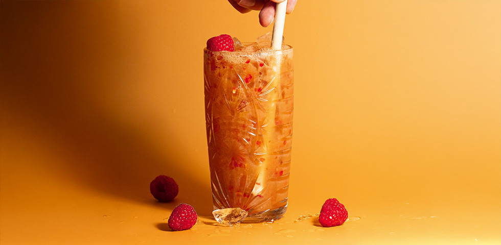 Exotic Slush Framboise & Fruits Exotiques : la boisson glacée incontournable de l'été
