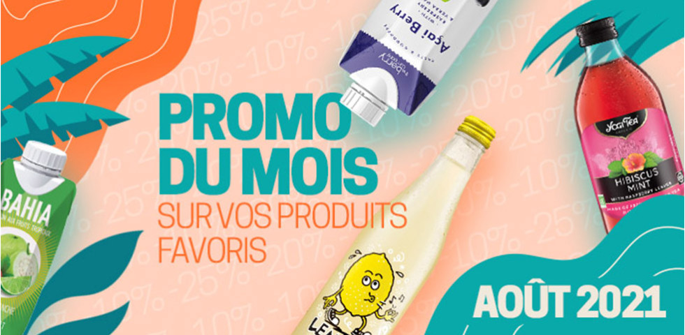 Promos du mois d'Août 2021